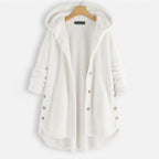 Wilshire | Stylish Hooded Fleece Jacket White