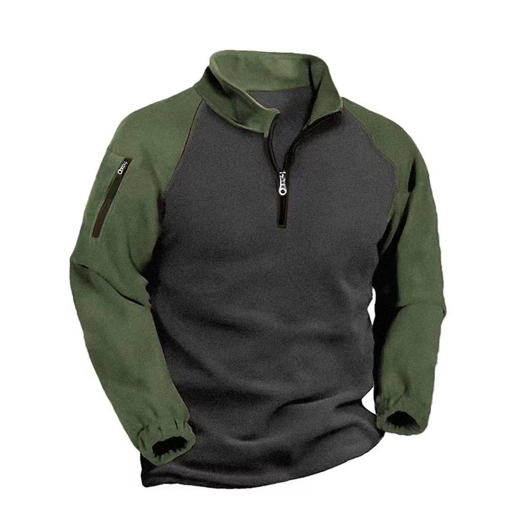 Admire | Urban Warm Fleece Pullover Underwear Coat Army Green