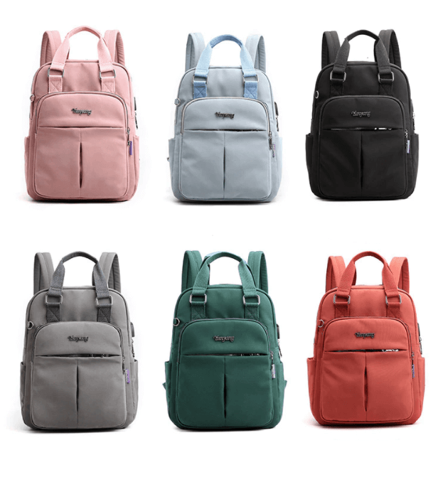 Hommes | Water-Resistant USB Charging Anti-Theft Backpack – Multi-Compartment Design