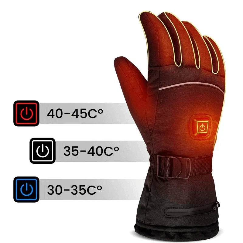 Waterproof Electric Heated Gloves - HeatGuard