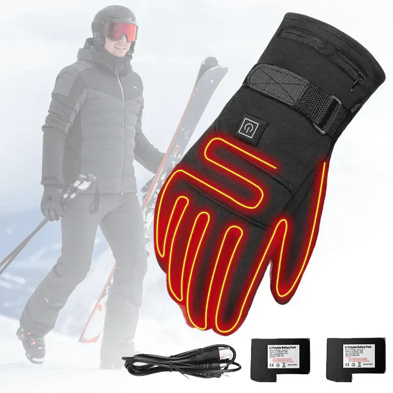 Waterproof Electric Heated Gloves - HeatGuard
