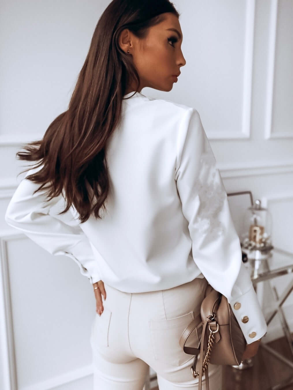 Danore | Women's High-Cuff Long Sleeve Blouse
