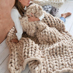 1000 Gram XXL Chunky Knitting Yarn Beige
