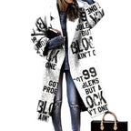 Flōre | Women's Long Winter Coat - Warm Full-Length Overcoat White