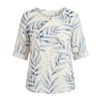 Flōre | Woman’s Blouse | Printed Asymmetric Button